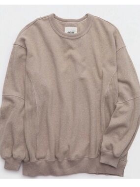 Aerie Set, heathered taupe, go to fleece.